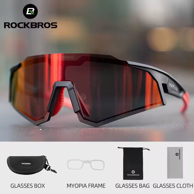 Rockbros Polarized Photochromic Bike Glasses