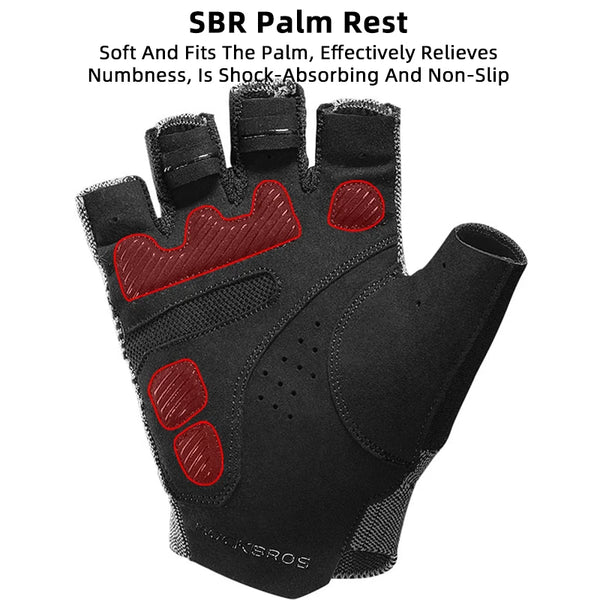 ROCKBROS Half Finger Cycling Gloves