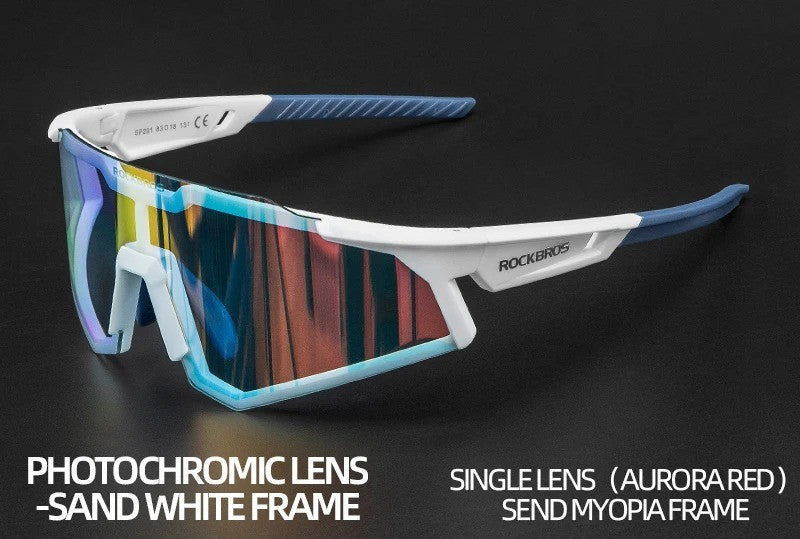 Rockbros Polarized Photochromic Bike Glasses