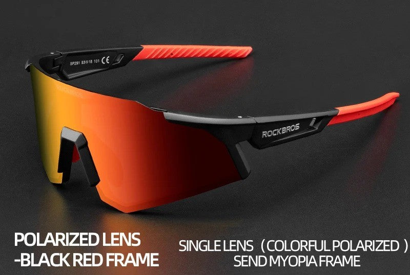 Rockbros Polarized Photochromic Bike Glasses