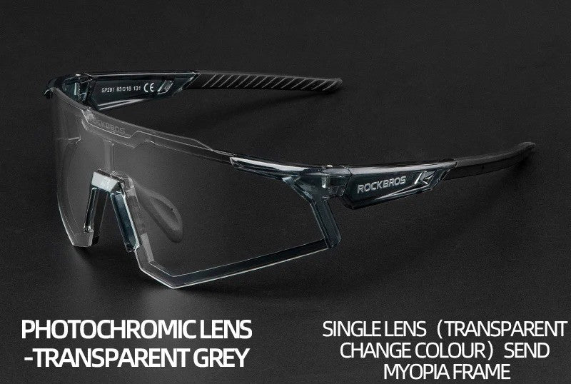 Rockbros Polarized Photochromic Bike Glasses