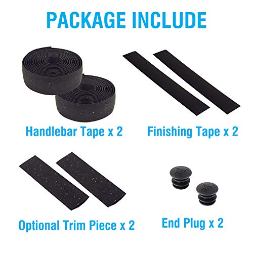 Marque Black Bicycle Handle Bar Tape