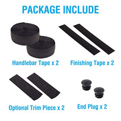 Marque Black Bicycle Handle Bar Tape