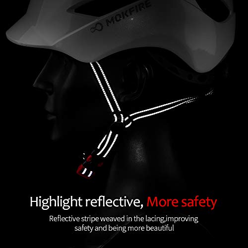 Adult Bike Helmet with Rechargeable USB Light