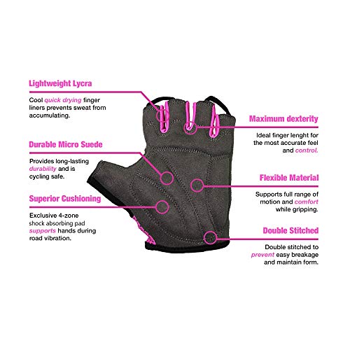 LuxoBike Half Finger Cycling gloves