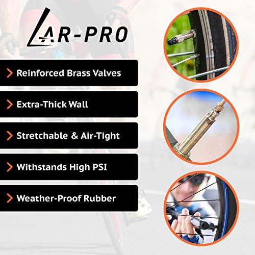 AR-PRO Road Bike Replacement Inner Tubes