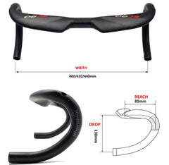 EC90 Full Carbon Fiber Road Bicycle Handlebar 