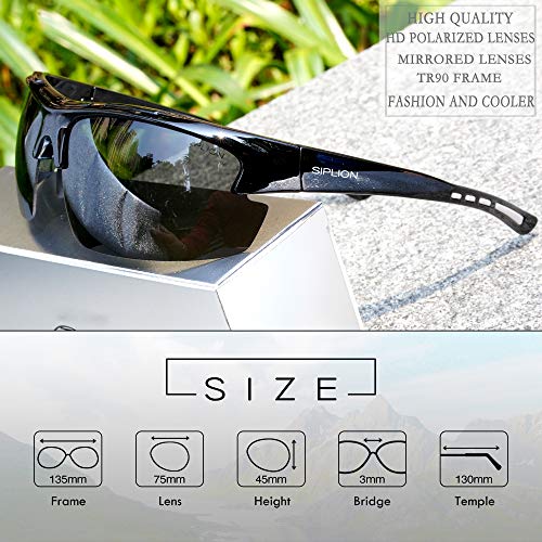 SIPLION Men's Polarized Sports Sunglasses