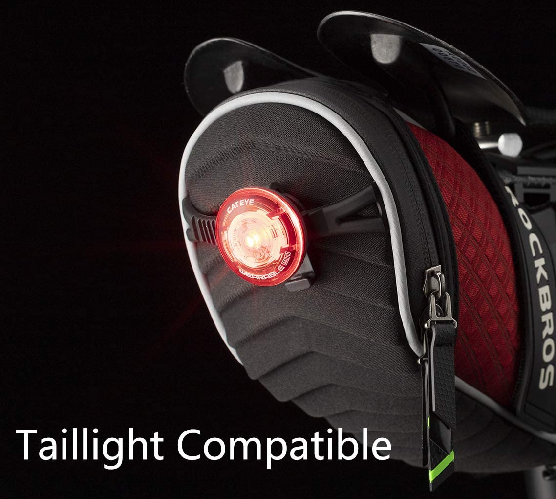 ROCKBROS Bike Seat Bag Waterproof, Bicycle Saddle Bag Under Seat 3D Shell Cycling Seat Pack for Mountain Road Bikes Black