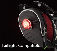 ROCKBROS Bike Seat Bag Waterproof, Bicycle Saddle Bag Under Seat 3D Shell Cycling Seat Pack for Mountain Road Bikes Black