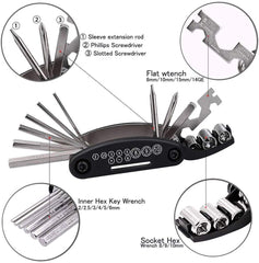 16 in 1 Multi-Function Bicycle Repair Kit 