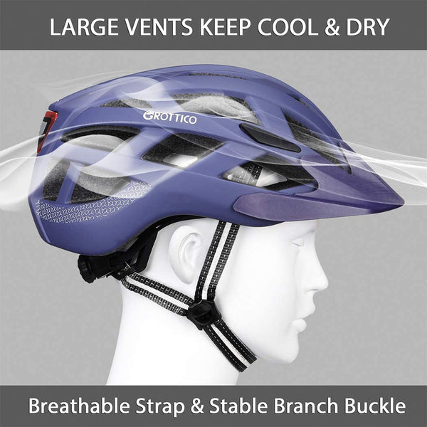 US$ 32.99 - Bilaki Adult Bike Helmet, Lightweight Women Men