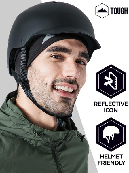 Skull Cap/Helmet Liner/Running Beanie - Ultimate Thermal Retention and Performance Moisture Wicking - Fits under Helmets