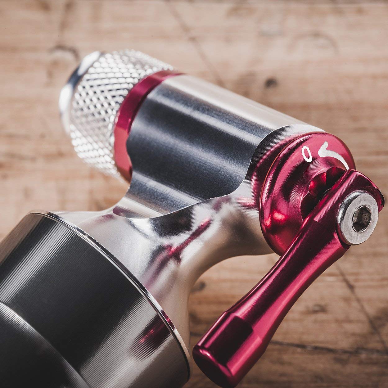 Pro Bike Tool CO2 Inflator with Cartridge Storage Canister 