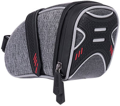 WATERFLY Strap On Bike Saddle Bag Bicycle Seat Bag Cycling Wedge Storage Bag Reflective Stripe