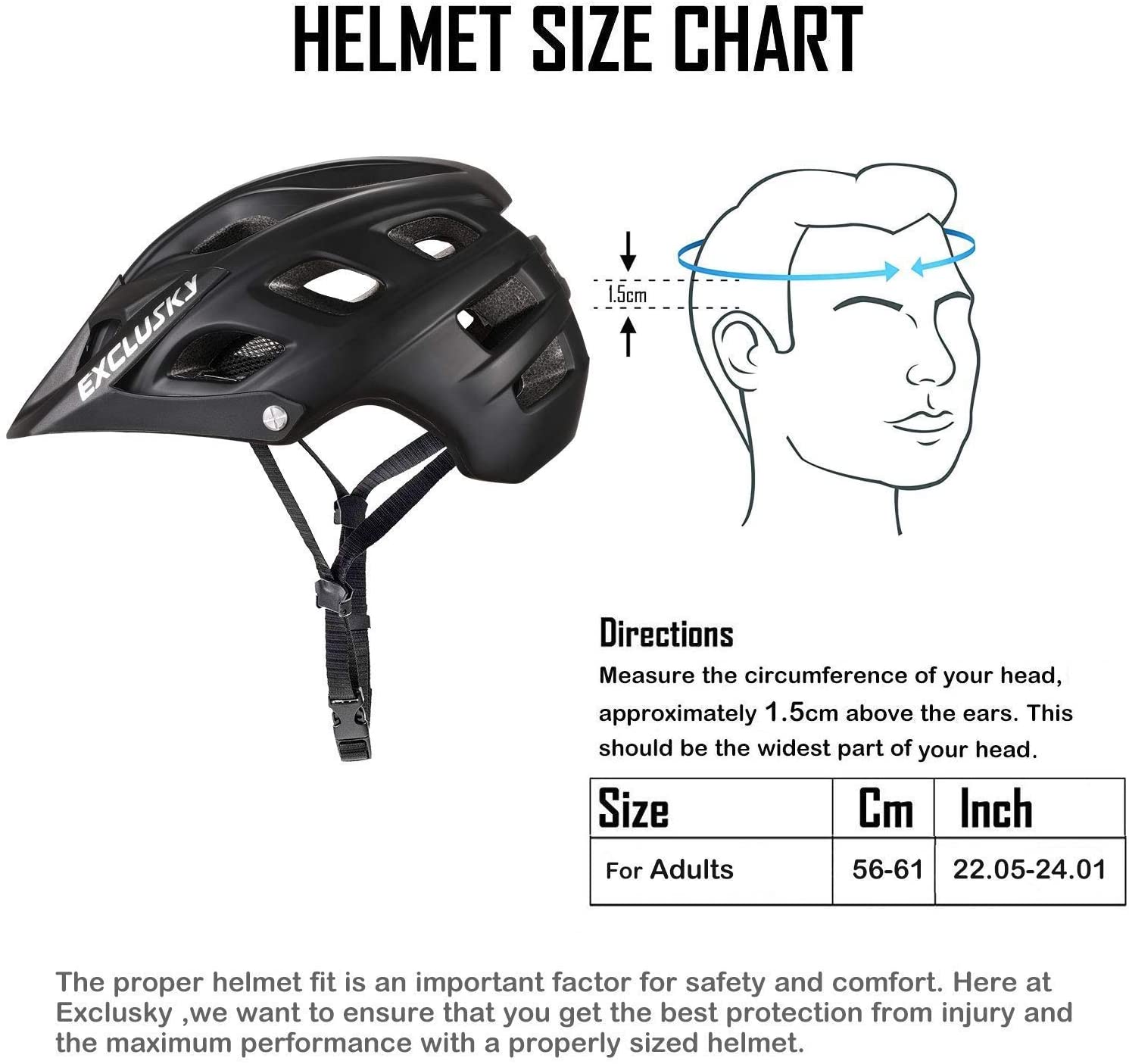 Casque Velo Homme GUB XXL 61-65cm Plus Size Ultralight Bicycle