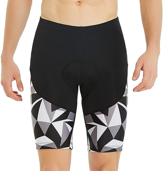 Santic Cycling Men's Shorts Biking Bicycle Bike Pants Half Pants 4D Coolmax Padded