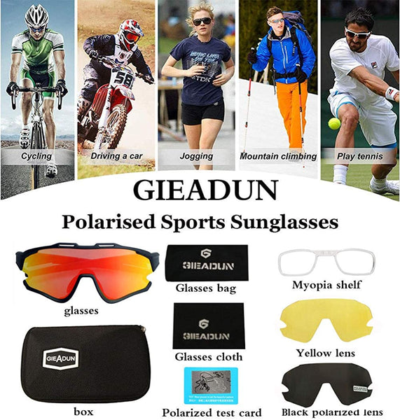 Gieadun Polarized Cycling Sunglasses