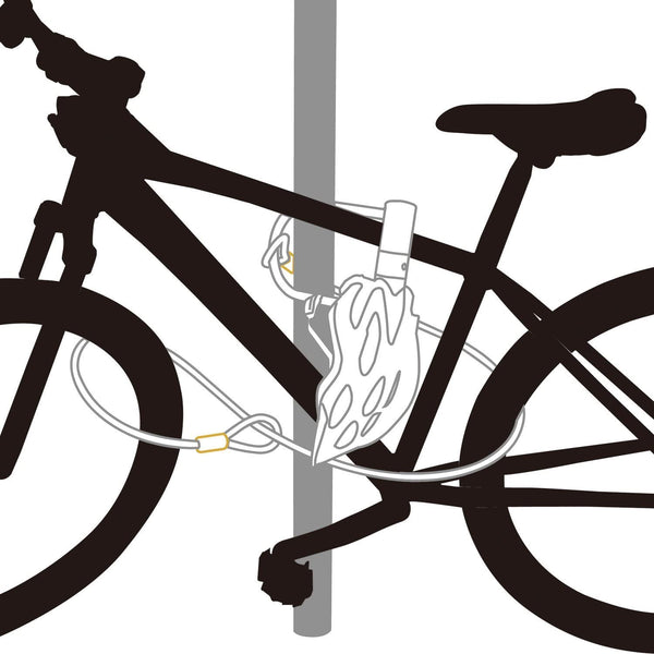 Bike U Lock with Cable - Via Velo Heavy Duty Bicycle U-Lock,14mm Shackle and 10mm x1.8m Cable with Mounting Bracket For Road Bike Mountain Bike Electric Bike Folding Bike, Great Bike Safety Tool