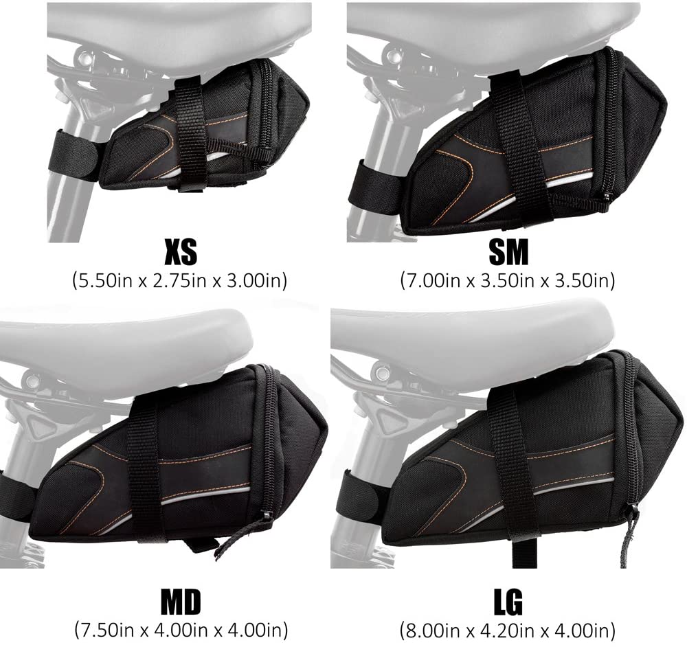 BV Bicycle Y-Series Strap-On Bike Saddle Bag