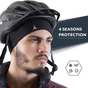 Helmet Liner Skull Cap Beanie. Ultimate Thermal Retention and Performance Moisture Wicking. Fits Under Helmets