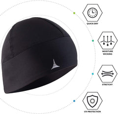 Helmet Liner Skull Cap Beanie. Ultimate Thermal Retention and Performance Moisture Wicking. Fits Under Helmets