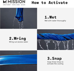 Mission Cooling Skull Cap- Hat, Helmet Liner, Running Beanie, Evaporative Cool Technology, Cools Instantly when Wet, UPF 50 Protection, for Under Helmets, Hardhats, Running, Football