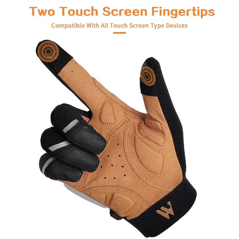 WEST BIKING Men/Women Cycling Gloves Touch Screen Winter Windproof