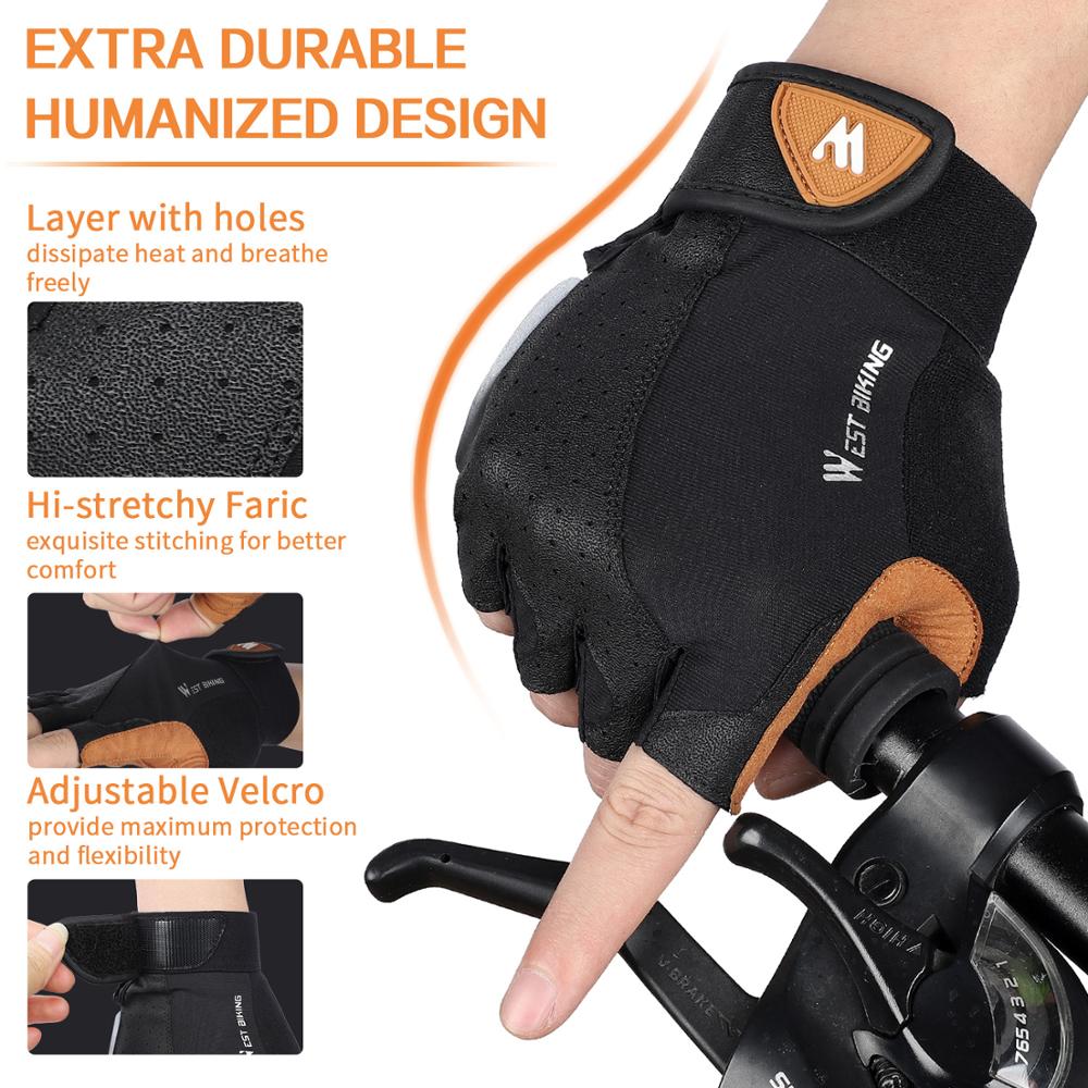 WEST BIKING Men/Women Cycling Gloves Touch Screen Winter Windproof