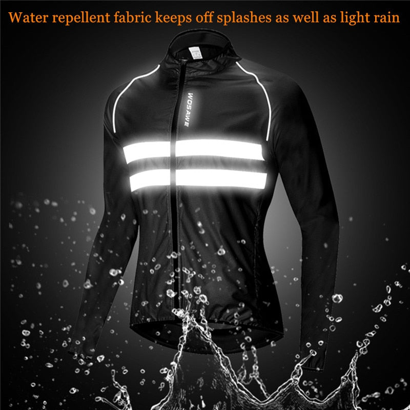 Ultralight Reflective Men's Cycling Jacket Waterproof Windproof
