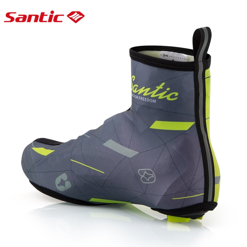 Santic Mens Cycling Shoe Cover Windproof Reflective Shoes Protector