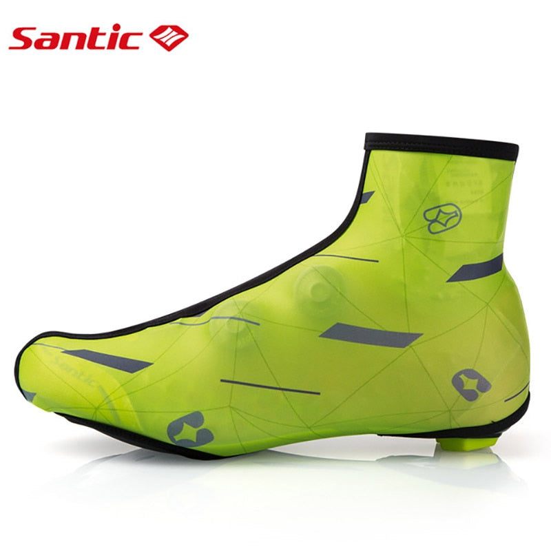 Santic Mens Cycling Shoe Cover Windproof Reflective Shoes Protector