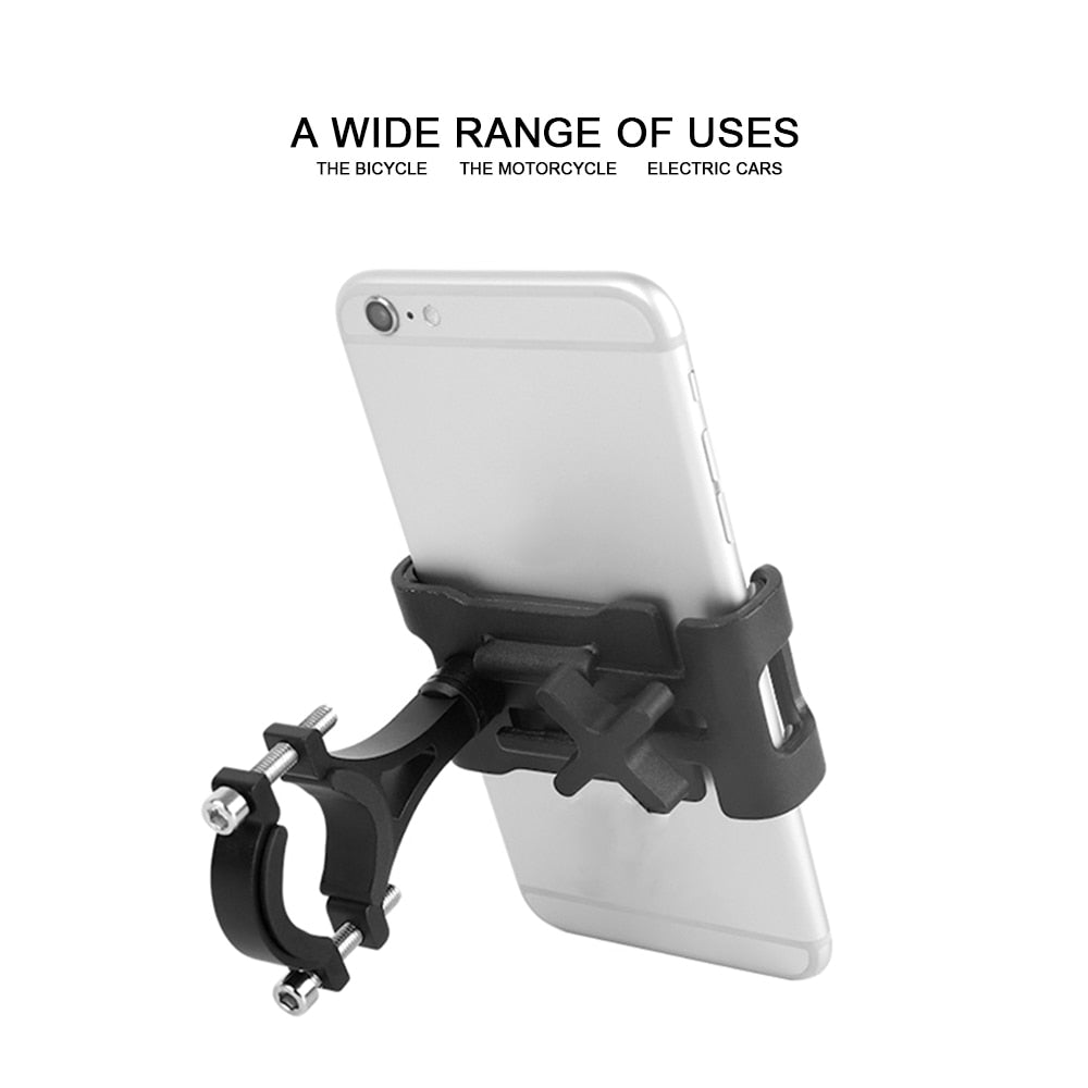 2020 Aluminium Alloy Bike Phone Holder 3.5-6.5" Cell Phone GPS Mount Holder Bicycle Phone Support Cycling Bracket Mount