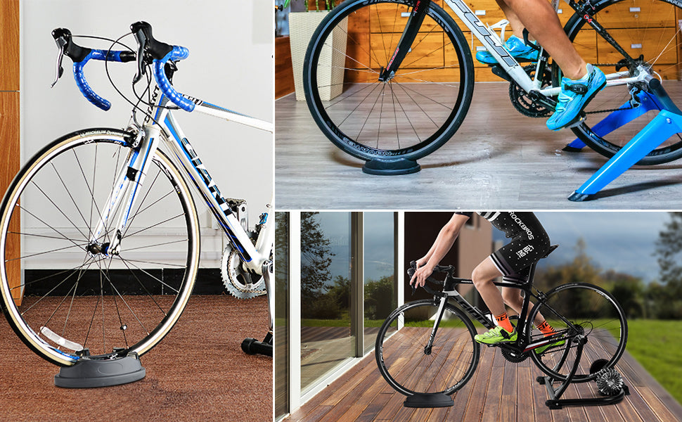 GEEDIAR Bike Front Wheel Riser Block Stabilize Bike Turbo Support for Indoor Bicycle Trainer Training Stationary Bikes