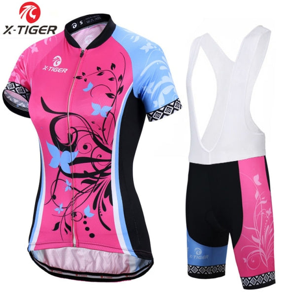 X-Tiger Women's Cycling Jersey Set