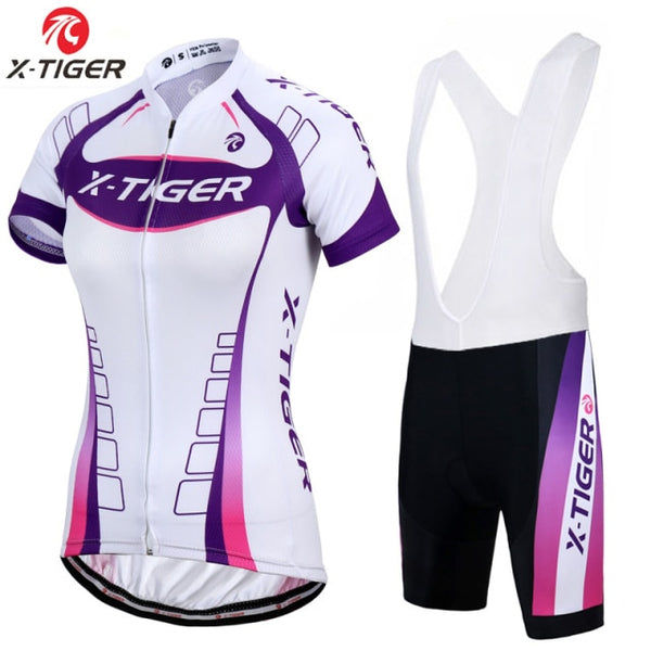 X-Tiger Women's Cycling Jersey Set