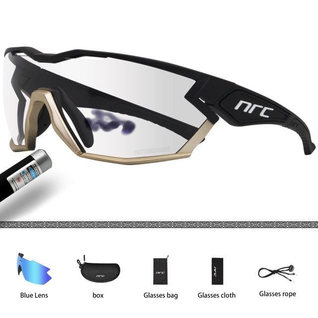 NRC P-Ride Photochromic Cycling Glasses – All Year Cycling Gear
