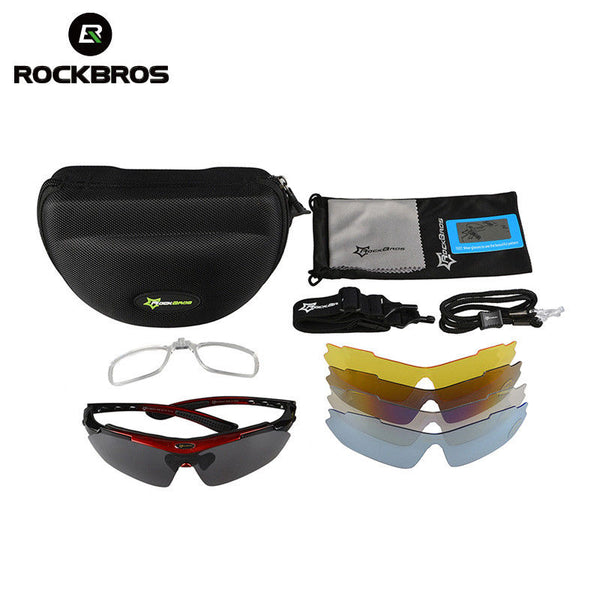 RockBros Polarized Cycling Sunglasses Bike Goggles - UV400