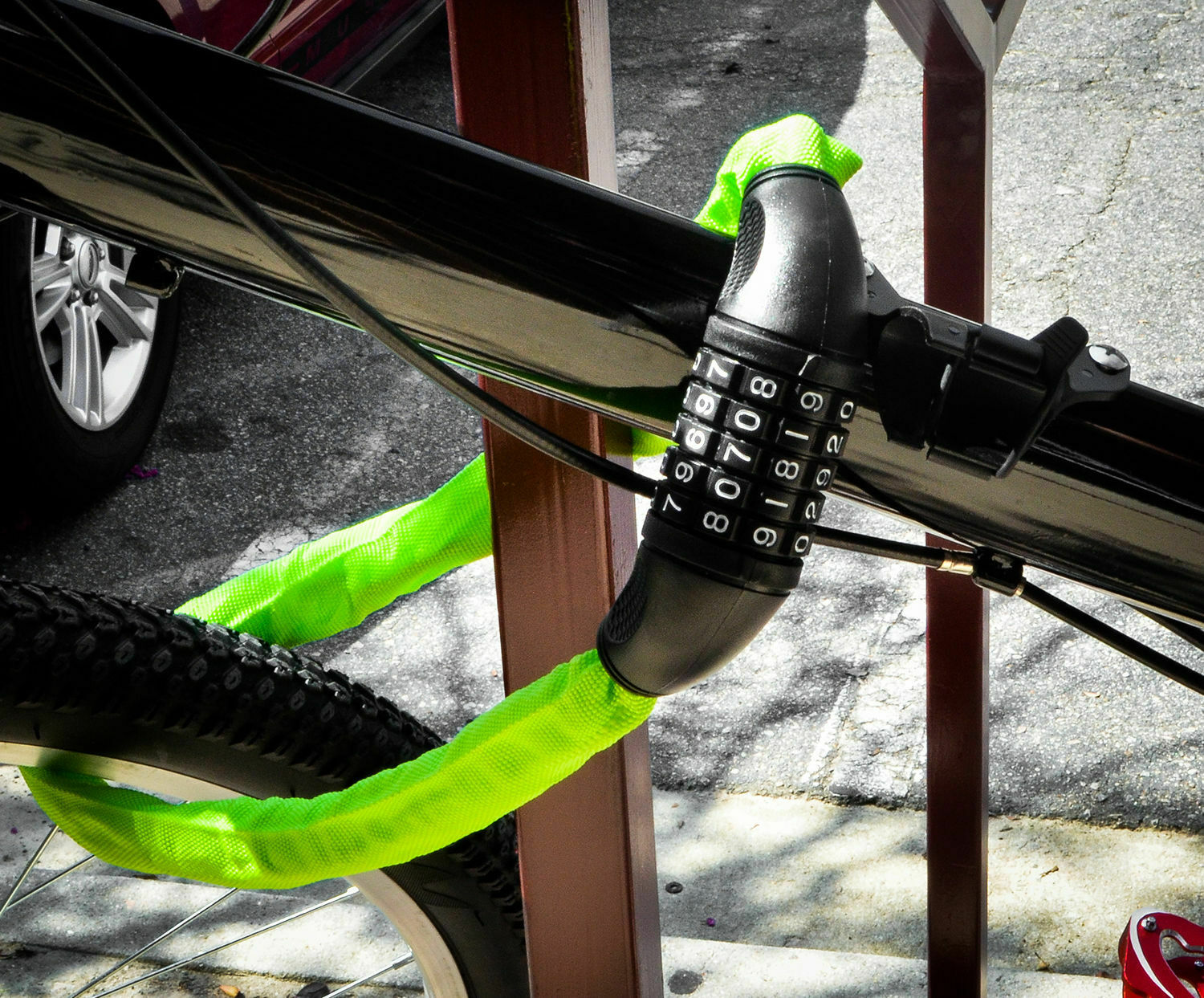 Lumintrail Bike Combination Chain Lock 