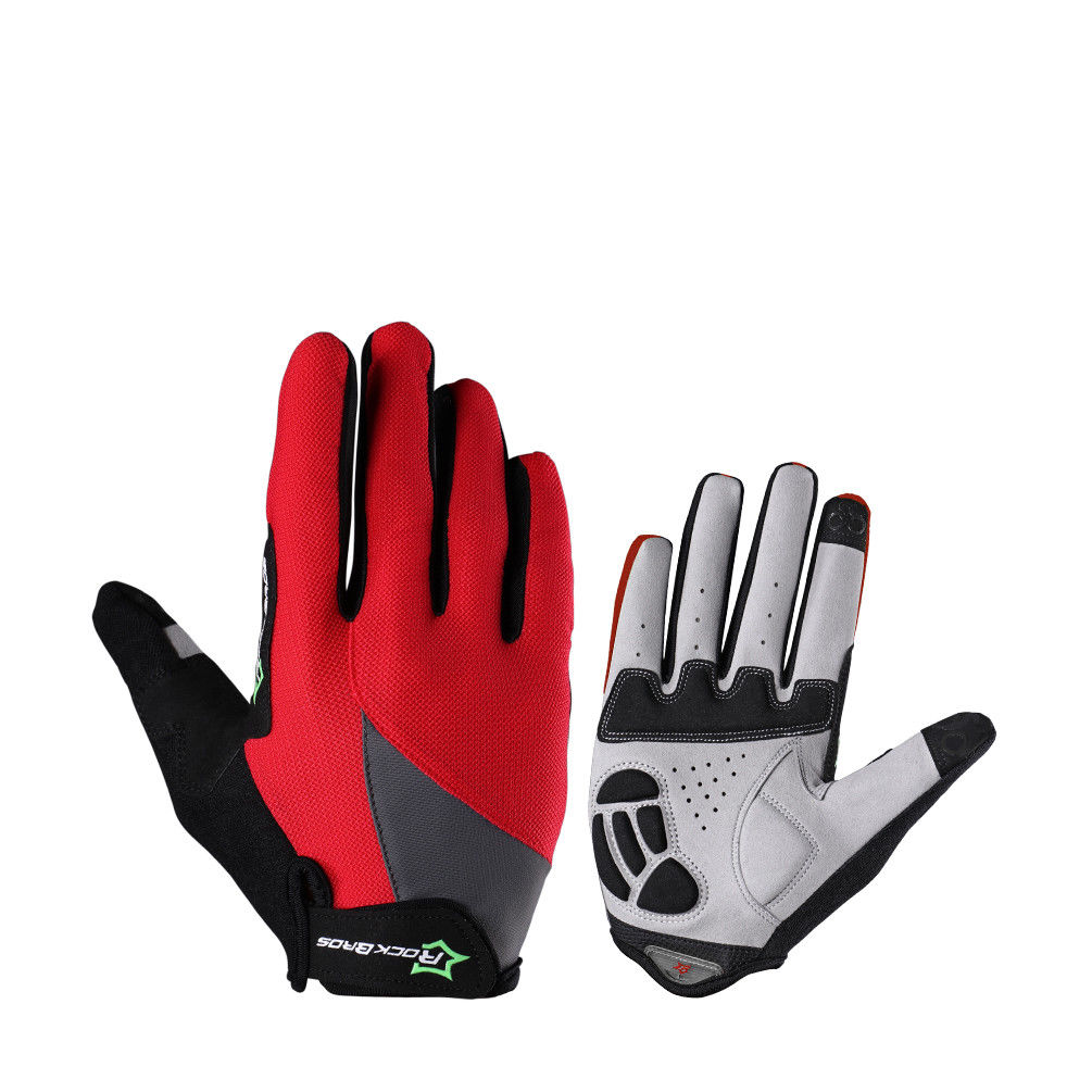 RockBros Full Finger Cycling Gloves Gel Long Touchscreen Gloves 5 Colors
