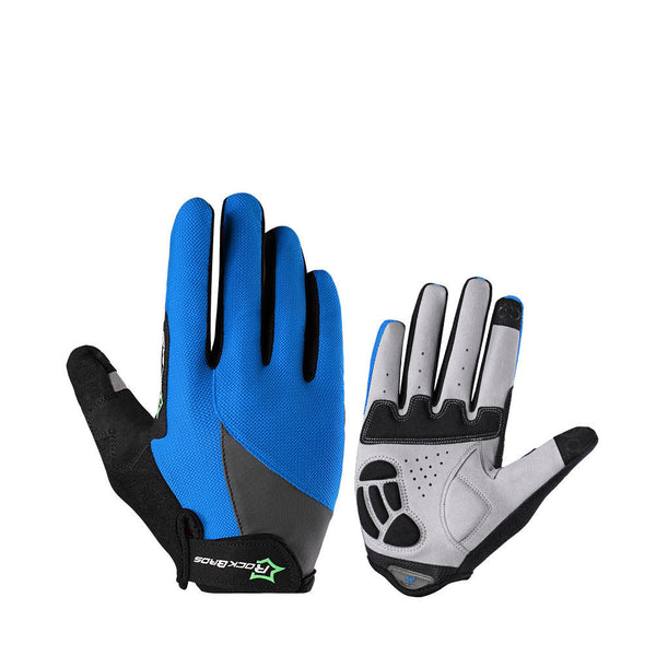 RockBros Full Finger Cycling Gloves Gel Long Touchscreen Gloves 5 Colors