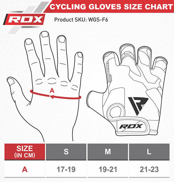 RDX Ladies Gel Cycling Gloves 