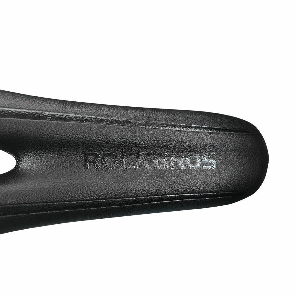 RockBros Road Bike MTB Bicycle Saddle PU Leather Hollow Seat Saddle Black